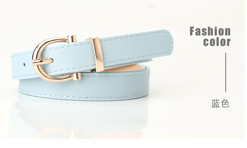 New Women's Belt Belt Korean Style Women's Simple Pu Leather Decorative Jeans Pant Belt Student Belt Manufacturer Batch display picture 14