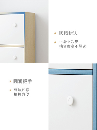 Simple bookcase floor-standing wall-mounted living room storage rack bedroom storage rack storage cabinet simple modern office