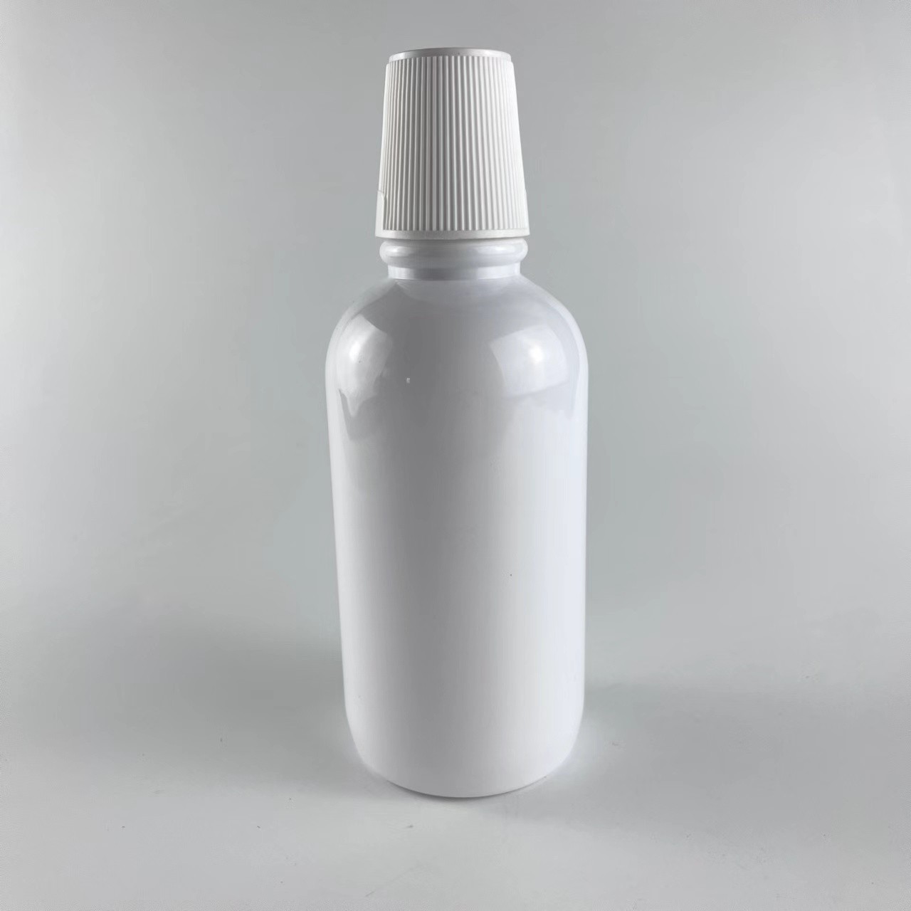 500ml漱口水瓶pet瓶圆柱形漱口水瓶口腔清洁液瓶益生菌漱口水瓶