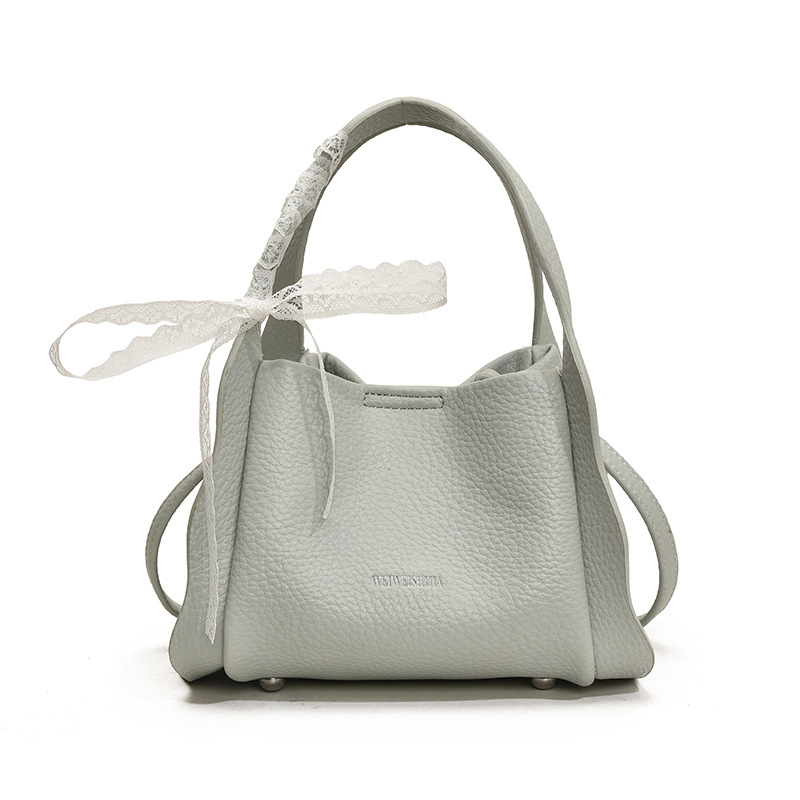 Bolsa de cubo de nicho de alto nivel, mujer 2026 nuevo lichi, nicho de moda coreano, bolso de mochila versátil image 9