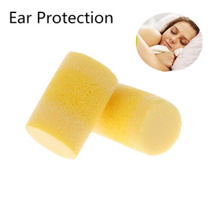 20Pcs Reusable Sponge Soundproof Earplugs Noise/Filt Cross-Border