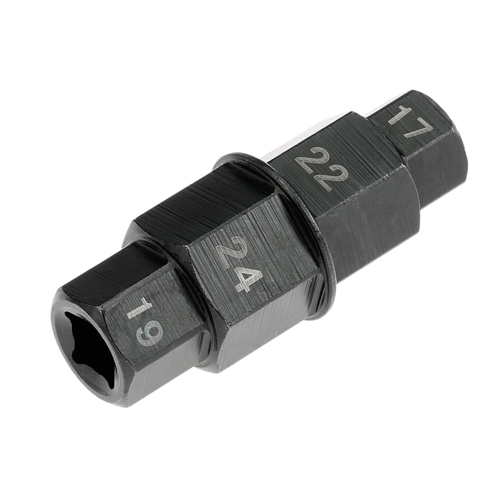 摩托车车轮轴拆卸工具  前轮主轴专用拆卸扳手拆装套筒 六角套筒