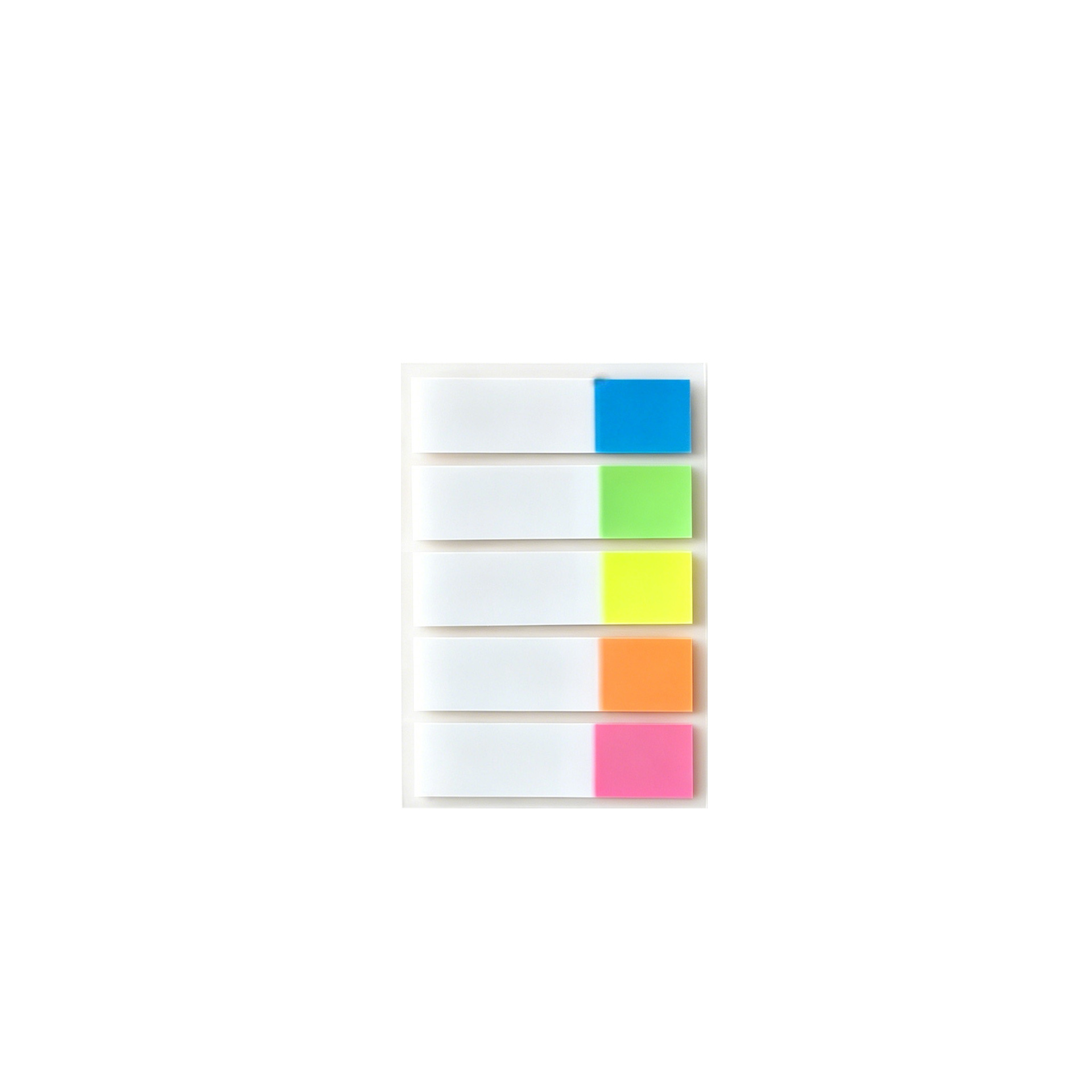 Notas adhesivas transparentes extraíbles de 10 colores, notas adhesivas impermeables para estudiantes, pegatinas de índice de colores Morandi de secado rápido, impermeables y de secado rápido