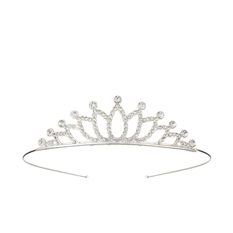 Diadema con Corona de Princesa Infantil de Metal Galvanizado para Cumpleaños y Fiestas image 6
