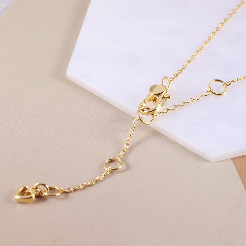 Elegant Simple Style Tulip Brass Plating Women's Pendant Necklace 1 Piece display picture 10