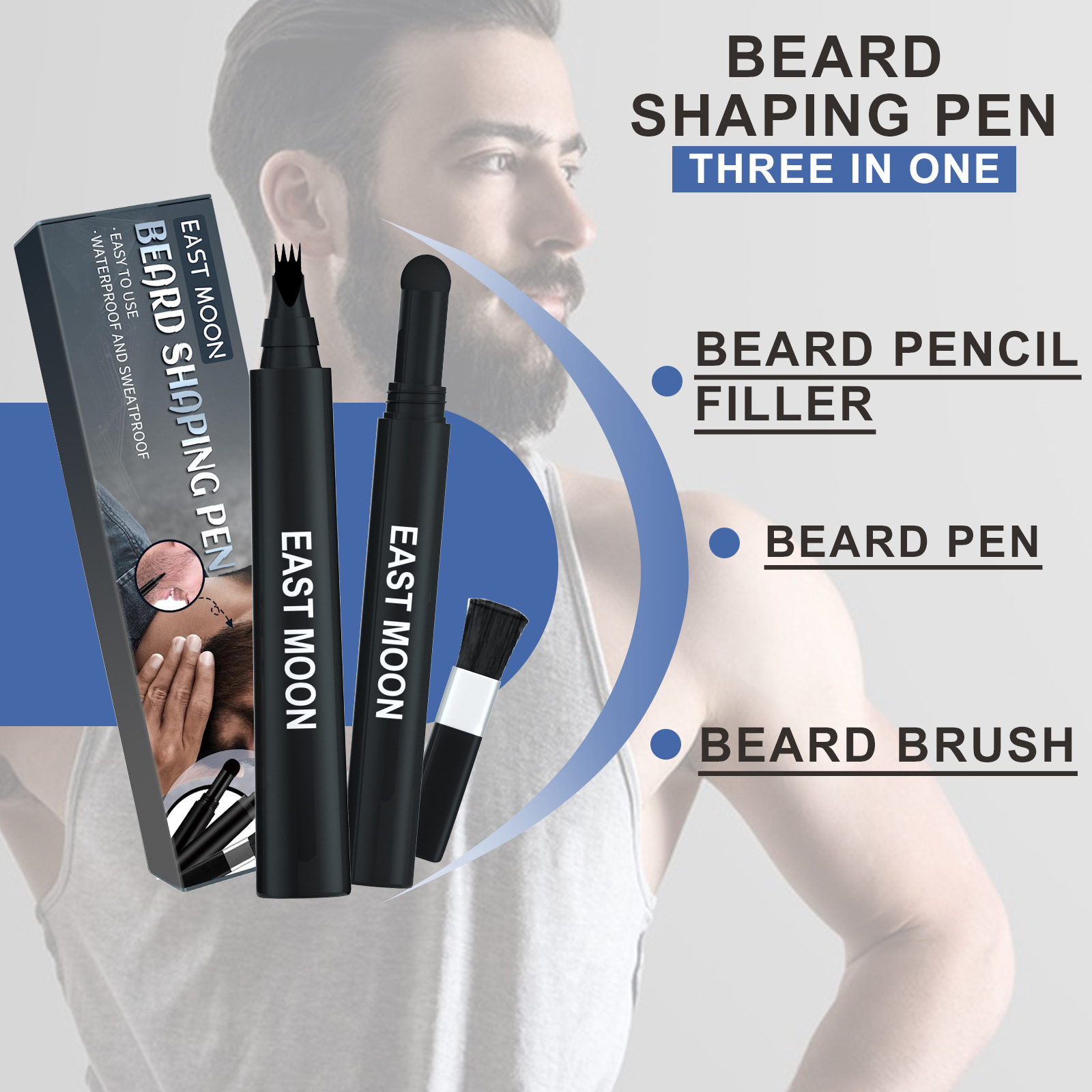 Beard Filling Pen Set Image 4