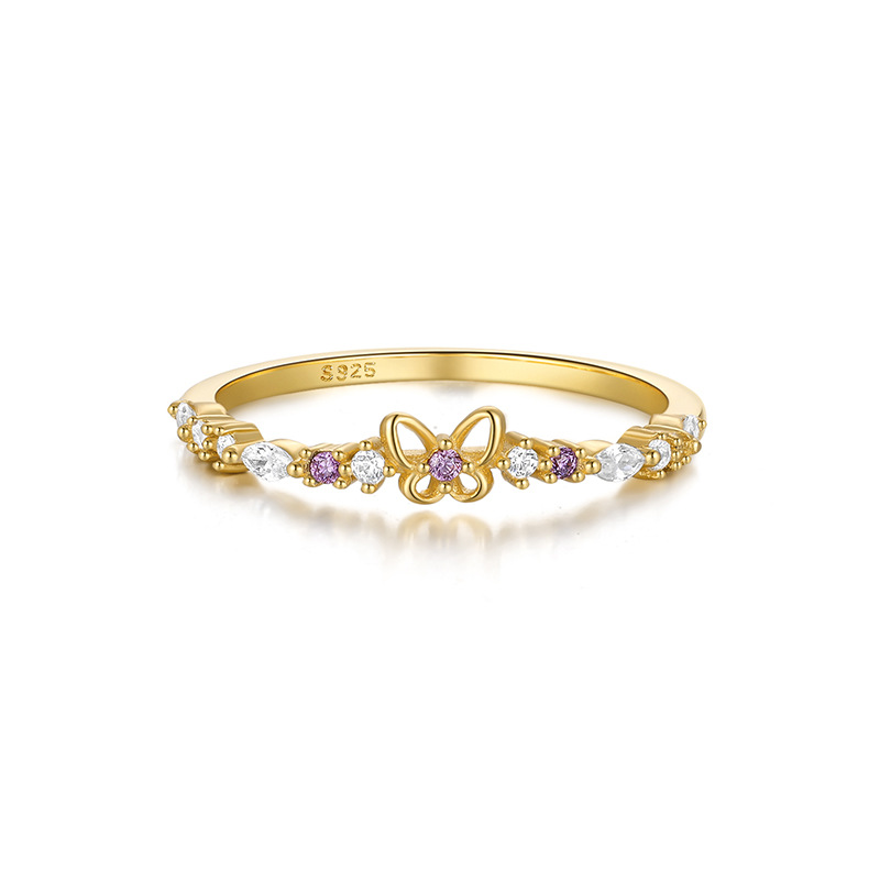 6g Weight Zircon Inlay Material Rings Classification 1 Piece Quantity Daily Occasion 925 Sterling Silver Material Geometric Pattern Women'S Gender Inlay Design Simple Style Style 925 Sterling Silver Zircon Geometric Rings 19