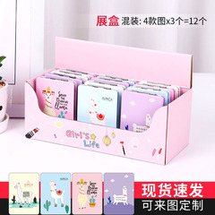 PU カラー印刷化粧鏡卸売デスクトップ折りたたみポケットミラーポータブルミラークリエイティブ学生両面小さなミラー