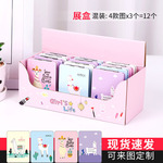 PU彩印化妆镜批发桌面折叠口袋镜随身便携镜子创意学生双面小镜子