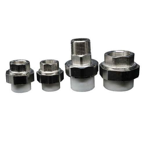 Factory PPR slip joint copper inner and outer threads slip joint 4/6 inch hot melt heating accessories inner and outer threads slip joint