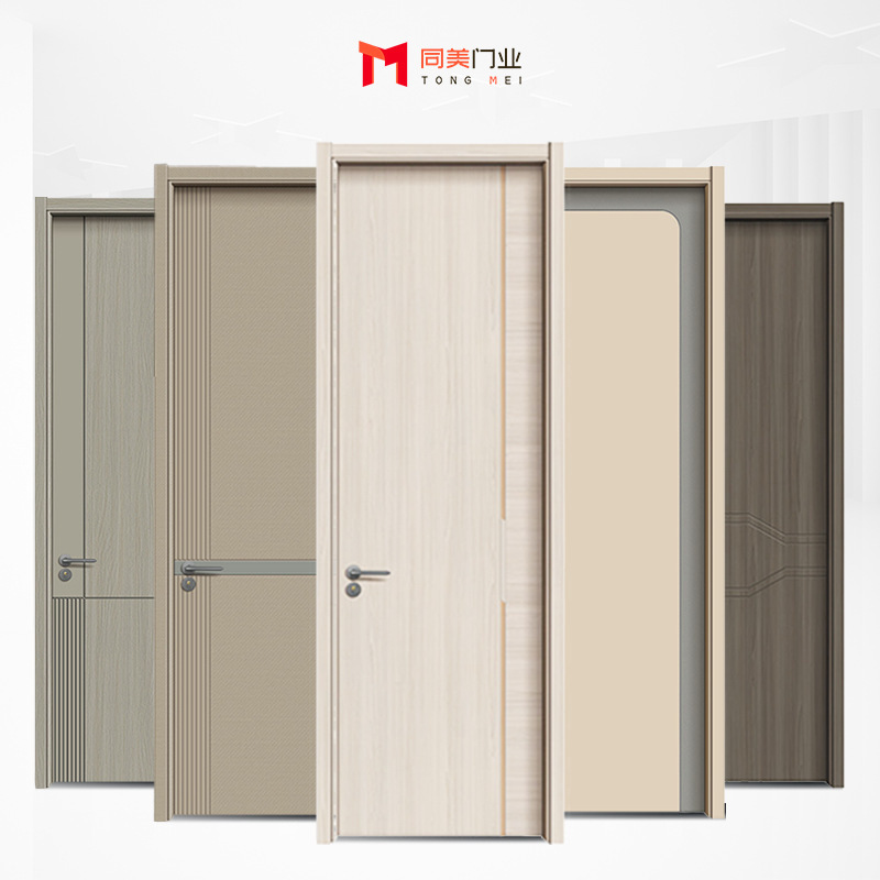 Manufacturer Wholesale Solid Wood Door Light Luxury Simple Solid Wood Composite Wood Door Home Decoration Minimalist Moisture-Proof Soundproofing Set Room Door Manufacturer Wholesale Solid Wood Door Light Luxury Simple Solid Wood Composite Wood Door Home Decoration Minimalist Moisture-Proof Soundproofing Set Room Door
