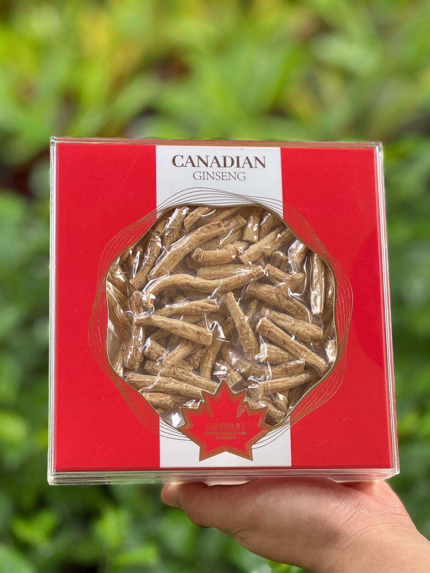 Canadian American Ginseng Slanted Slices 80g Gift Box Soft Branch Flower Flag Ginseng key features