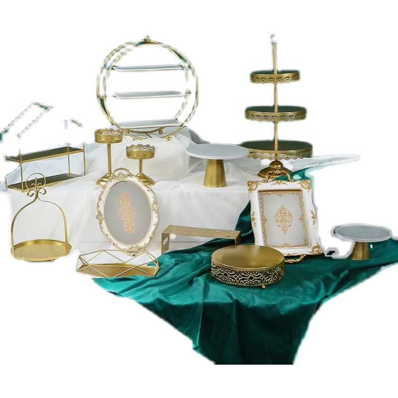 Postre Mesa decoración soporte de exhibición de boda postre comida fría té descanso pastel estante Mesa tarde té merienda soporte Mesa