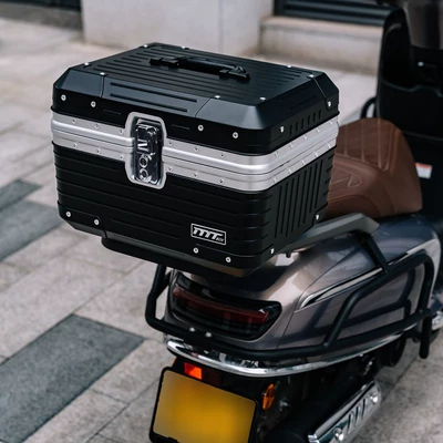 Motorcycle trunk, Alloy Tail Box Plastic