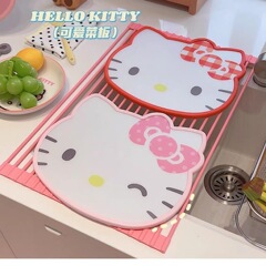ハローキティ本物の漫画の頭型まな板食品グレード PP まな板両面フルーツベビーフードサプリメントまな板