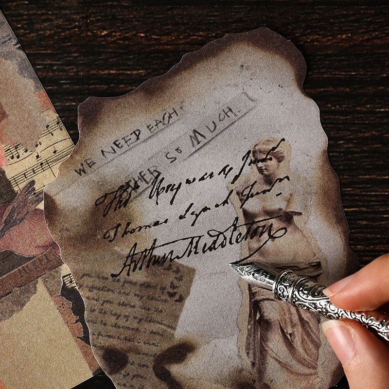 Ретро-эмбер специальной формы бумага для рукоделия ZABC, материал для блокнота ручной работы, ретро трёхмерное рельефное DIY
