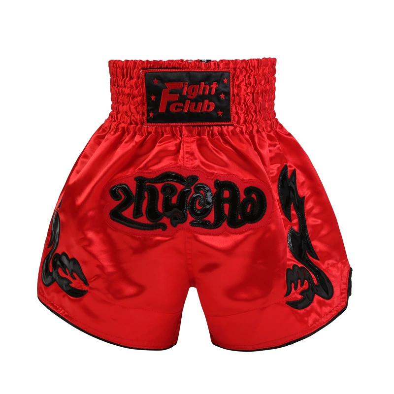 Boxing Training Shorts, Muay Thai Style, Satin Finish, Sizes XXXS(110)–XXXXL(200)