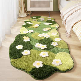 大江小清新地毯高级感床边毯子家居客厅卧室房间防滑加厚冬天地垫