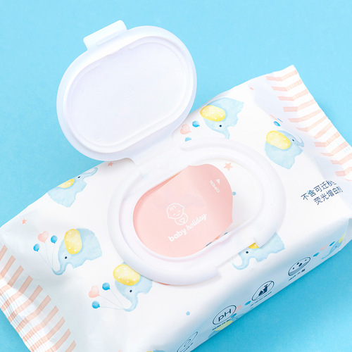 MINISO Baby holiday thickened pure water soft wipes (20 pieces * 4 packs)