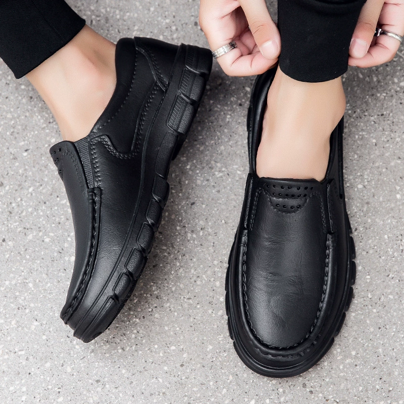 Men's footwear for leisure, non-slip skates platform, wear-resistant shoes, plus size