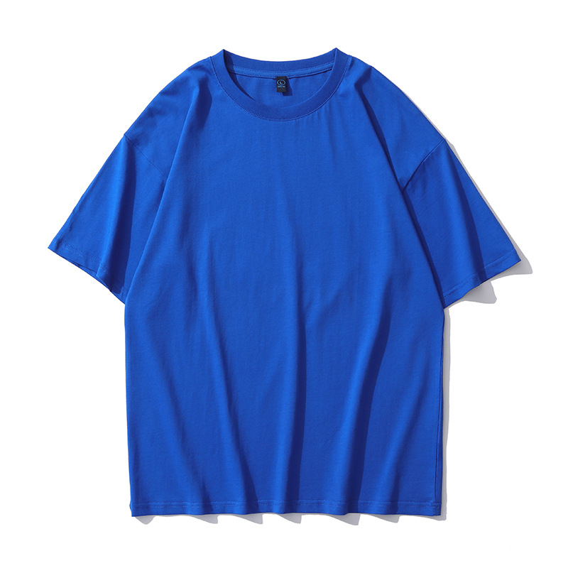 Men's fashion brand short sleeved T-shirt basic solid color_voghion.com