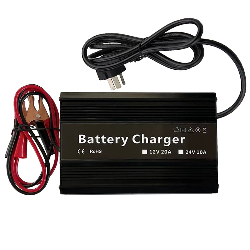 家用车载电瓶充电器12V10a /20a/15a鳄鱼夹澳标 欧标 多插头可选