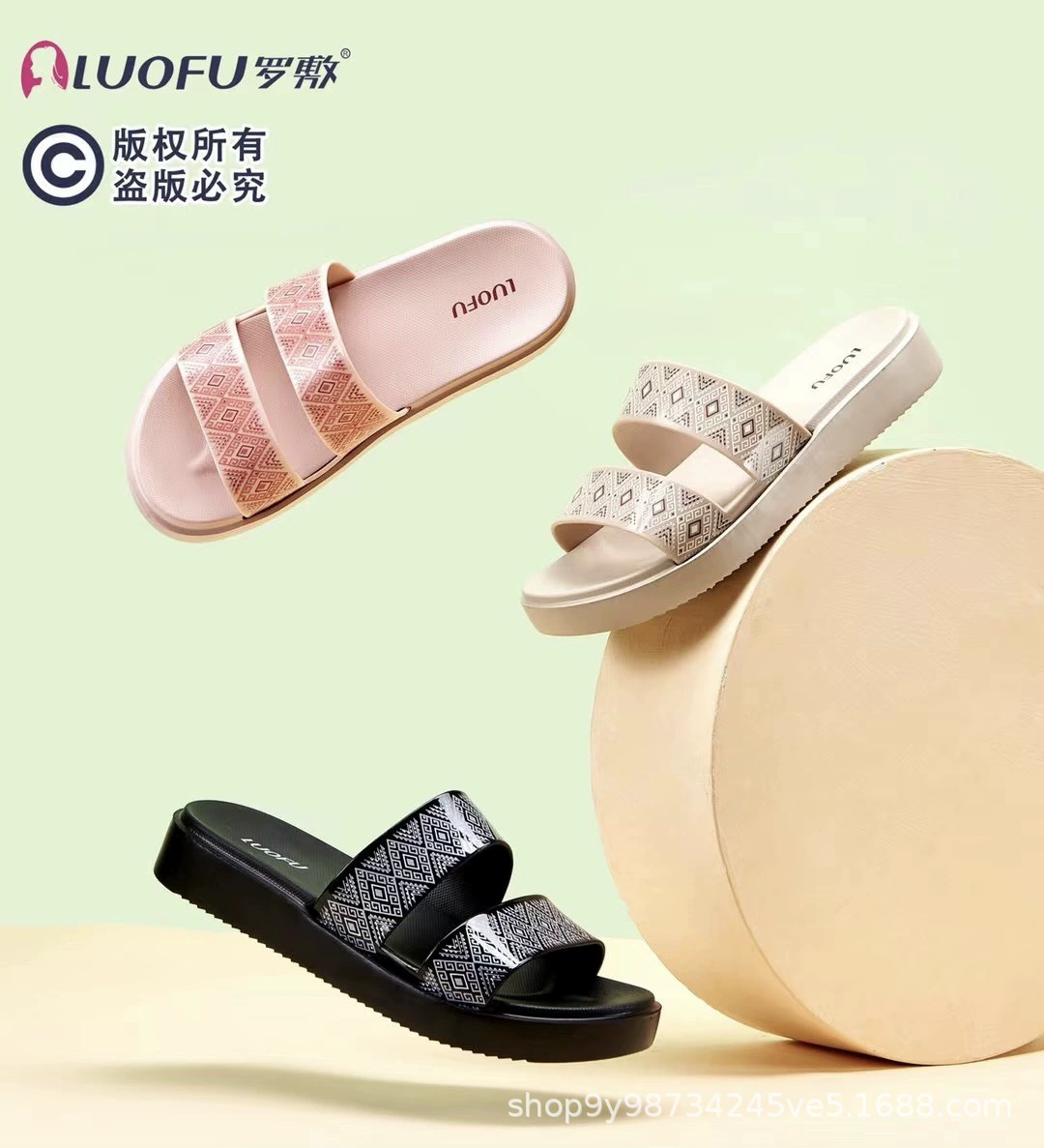 Лоферы luofu, женская летняя одежда, Нескользящие домашние сандалии на толстой подошве, Модные женские сандалии в стиле ретро