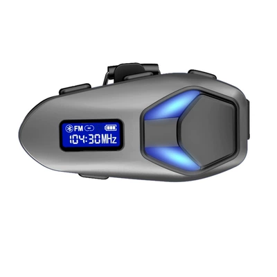 Display Dual Intercom Bluetooth — Motorcycle Helmet Headset