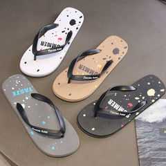 Hollywood Fashion Summer Herringbone Slippers for Men, Korean Style Trendy Social Non-Slip Cool Slippers for Outdoor Wear, Beach Shoes for Men