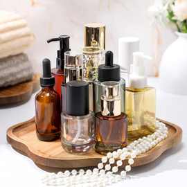 跨境相思木调料盘可旋转厨房水果木盘餐盘圆形甜点坚果盘