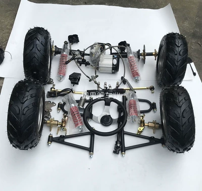 differential shaft, transmission motor, Motorcycle frame - 60v1000w-with-7inch-tires-controller