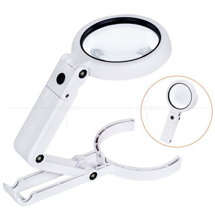 5 раз 11 раз USB восемь светодиодных фонарей ручной кронштейн Настольный ремонт чтения многоцелевое увеличительное стекло 75RC