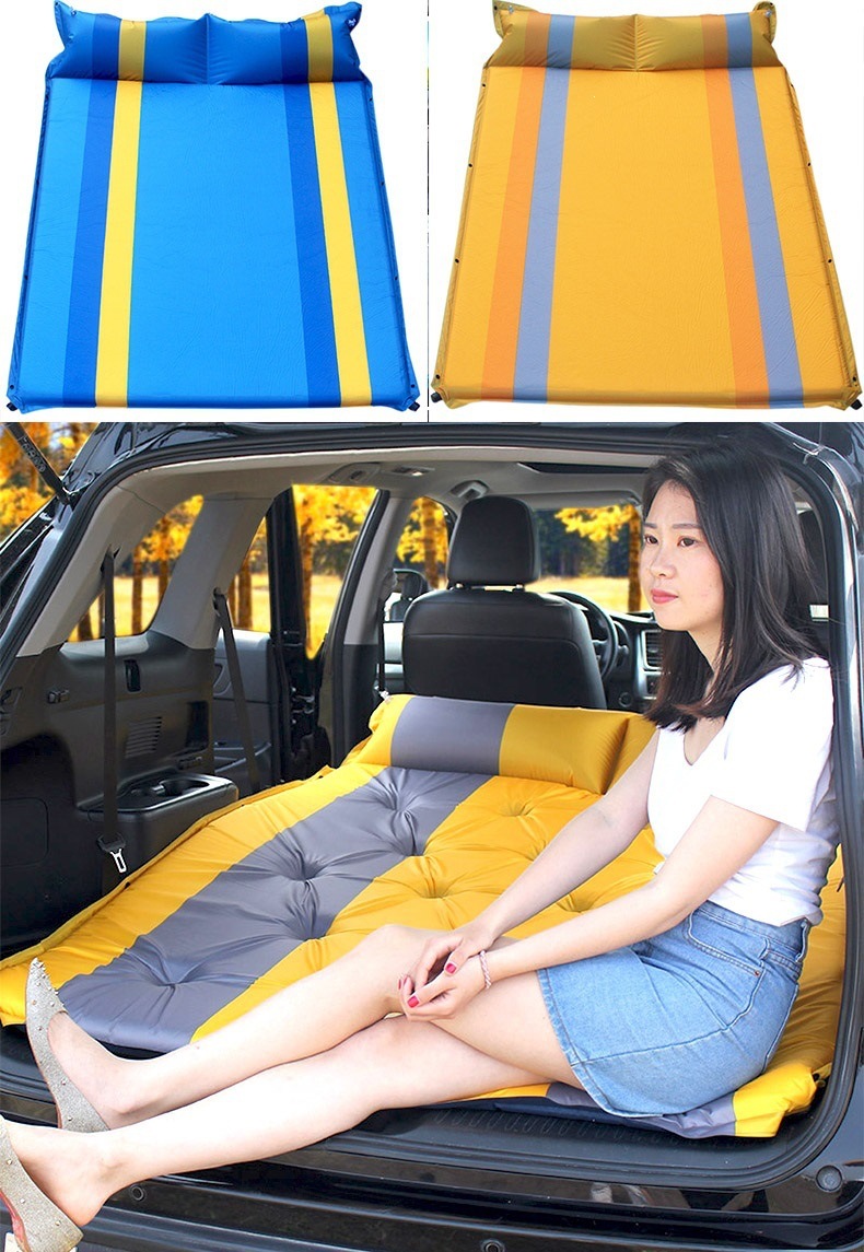 Highlander SUV Car Camping Sleeping Pad, Automatic Inflatable Mattress, Car No-Inflation Bed, Car Travel Bed