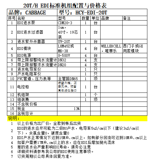 ��������������ù�ҵ��ˮ�豸 ����RO����͸����EDI��ˮ�豸����