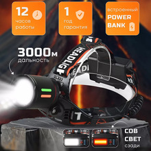 戶外鋁合金20W大功率照明騎行夜釣礦燈 強光充電伸縮調焦釣魚頭燈