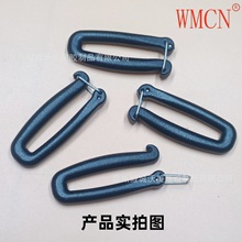 工厂供应开口钩扣 日字扣九字钩织带勾可拆口型扣具开口挂钩塑料