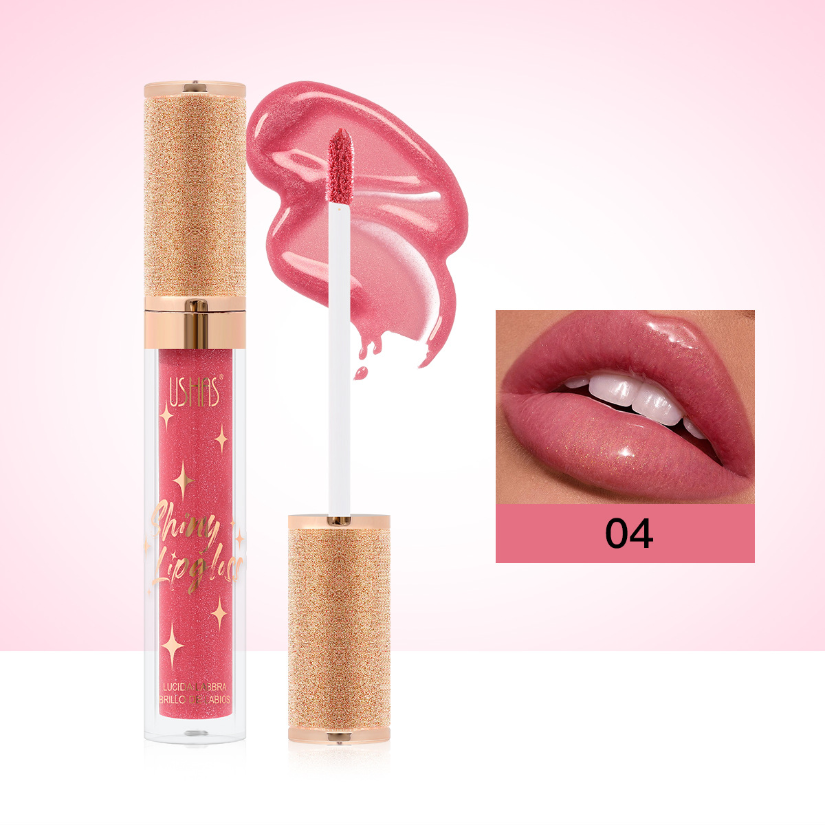 Brillo de labios transfronterizo explosivo de USHAS Amazon LG2582A image 10