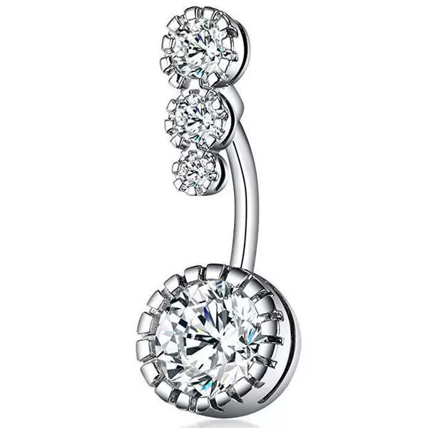 European and American hot selling multiple diamonds-silver