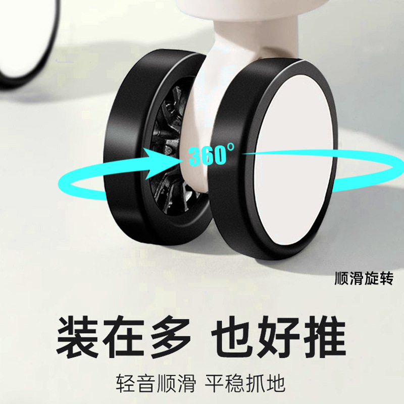 Nueva maleta de viaje multifuncional de alto valor de cara con ruedas universales de 22 pulgadas con contraseña