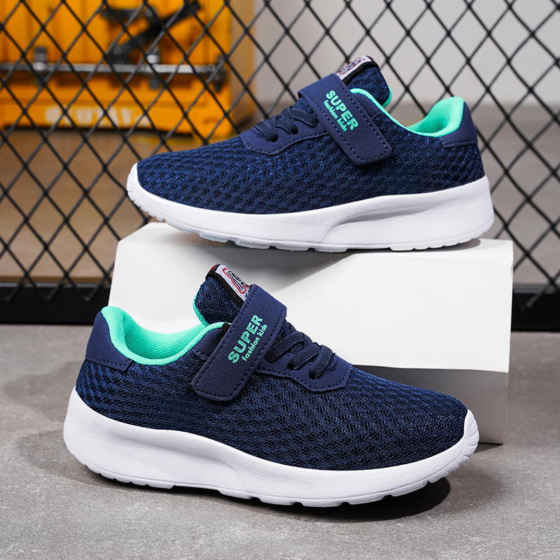 Zapatillas de Running Malla Doble para Niños de Malla y MD Transpirables Ligeras y con Amortiguación image 11