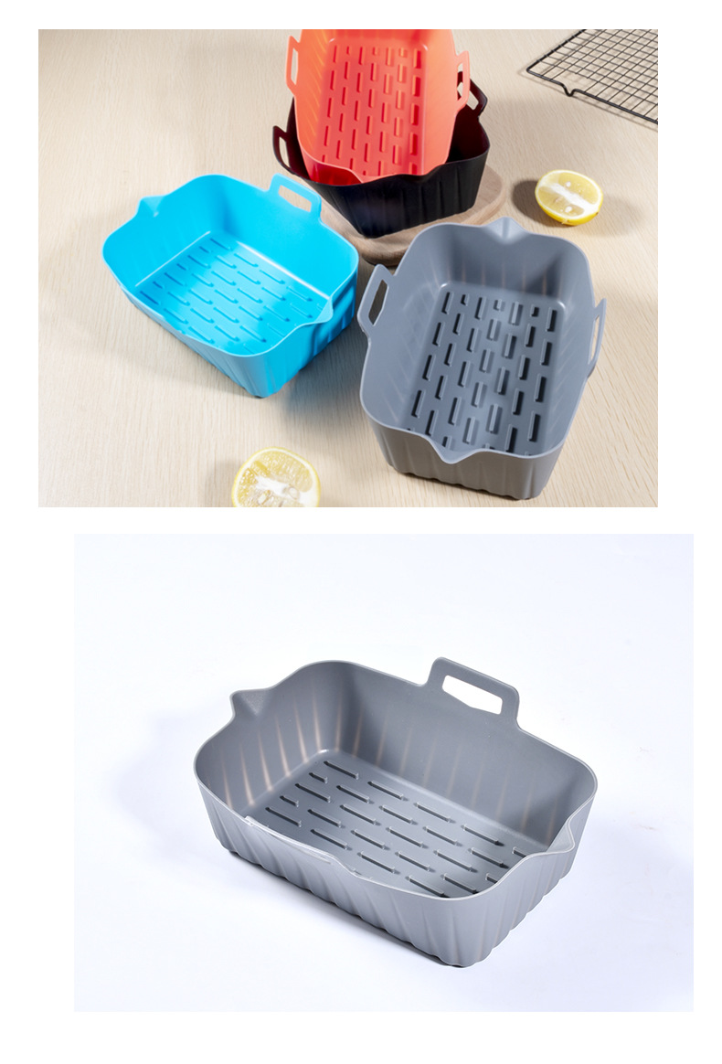 Simple Style Solid Color Silica Gel Baking Pan (tray) 1 Piece display picture 1