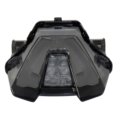Suitable for Yamaha Mt-07 2021-2024 Modified Motorcycle Led Tail Light Brake Turn Signal Assembly (Motorcycle tail) - smoky-black