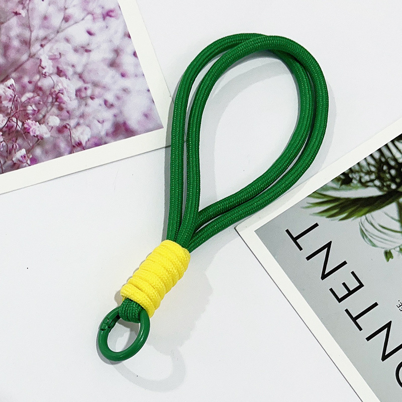 02 짧은 로프-짙은 녹색 로프 노란색 매듭 [개스킷 미배송]