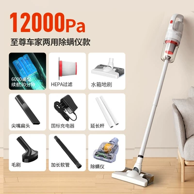 Tozsoranlar: Car Portable Handheld Vacuum - national-standard-charger-top-car-home-dual-use-with-water-tank-mite-remover-3-batteries-111v