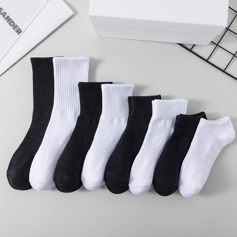 Non-Slip Sweat Absorbent Terry Shock Absorbing Breathable Woolen Combed Cotton Socks Cushioning Sports Thickened Towel Bottom Socks Men's Hair
