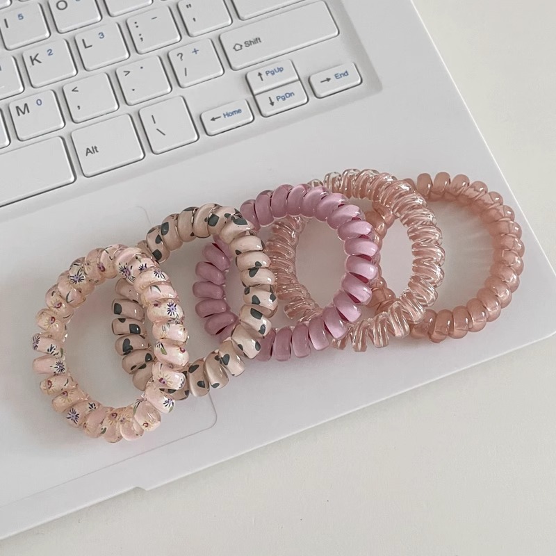 Juego de 5 piezas rosa.