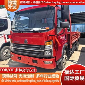 Manufacturer's cross-border HOWO Titan self-loading light truck for mining material short-distance transport, construction site soil removal dump truck