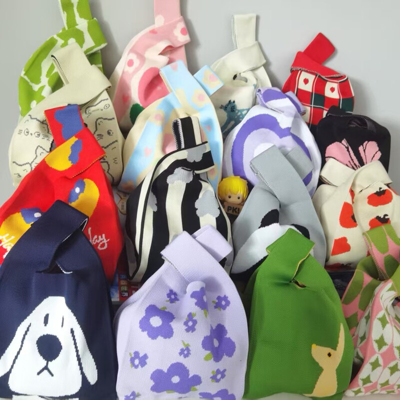 Baby Shower Women's Bags, Knitted Bags, Birthday Gift Bags, Wedding Gift Bags, High-End Souvenir Tote Bags Baby Shower Women's Bags, Knitted Bags, Birthday Gift Bags, Wedding Gift Bags, High-End Souvenir Tote Bags