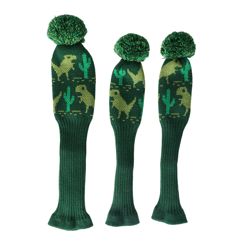 Cubierta de club de golf de punto cubierta de tapa de club de golf cubierta de fábrica al por mayor