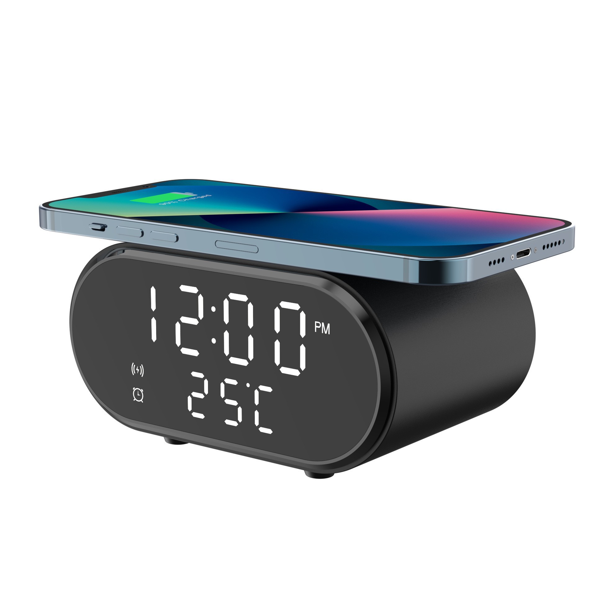 S302 altavoz bluetooth LED pantalla de luz color reloj alarma sin tiempo inalámbrico lleno de ruido blanco sonido de escritorio